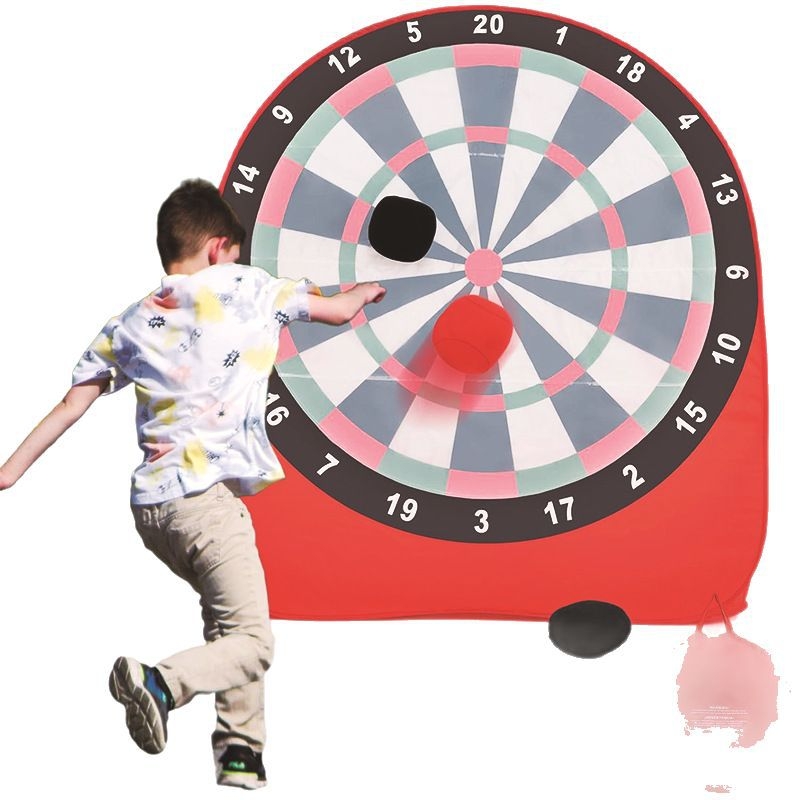 Dječja nogometna darts ploča sa stalkom, ciljni vlaknasti štapići, ljepljiva igra bacanja