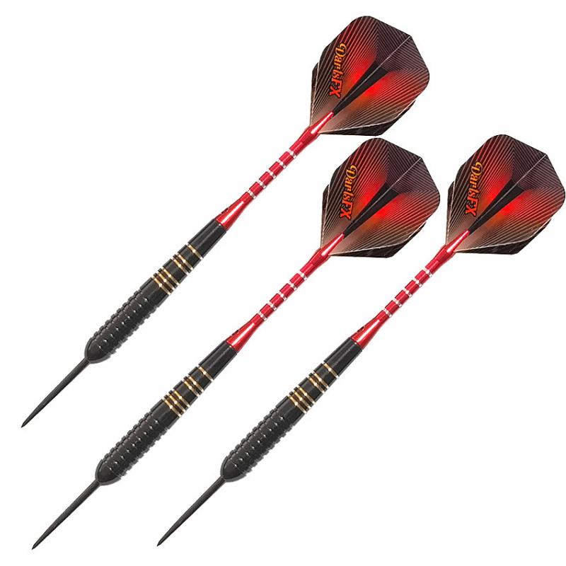 Set dart igala od bakreno-nikalne crne, 22 g, u ovalnoj plastičnoj kutiji