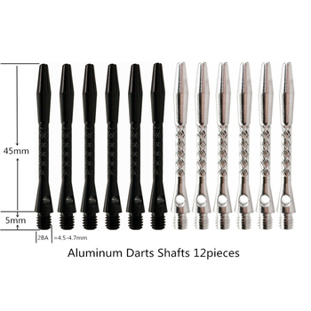 GOODARTS Set šaftova za darts, 12 kom., aluminijska legura