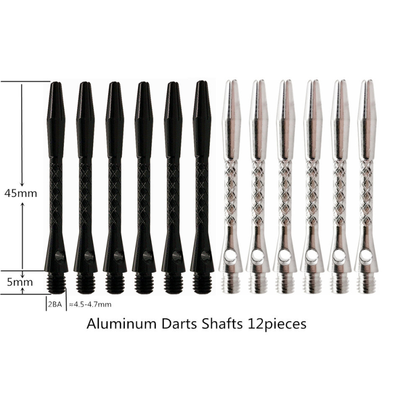 GOODARTS Set šaftova za darts, 12 kom., aluminijska legura