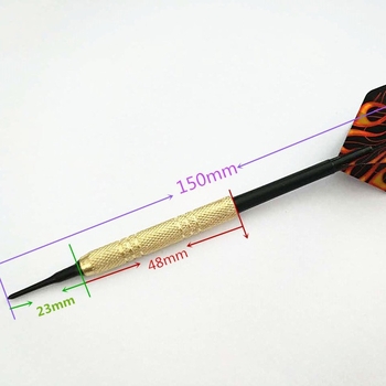 14 g puha darts készlet: 12 elektronikus puha darts, 100 hegy, 30 farokdarab a tehenbőr dobozban