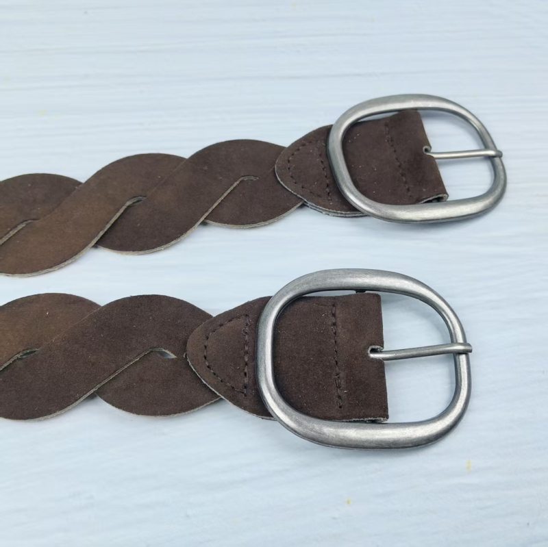 Ženski pojas od velura, elegantan retro tkani pojas za traperice i suknje, pleteni kaiš za džemper
