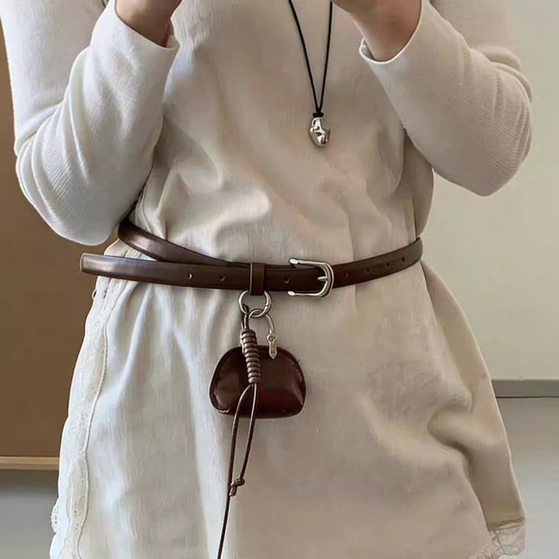 Ženski tanak PU kaiš – vrhunske kvalitete, svestran retro gradski stil, za traperice