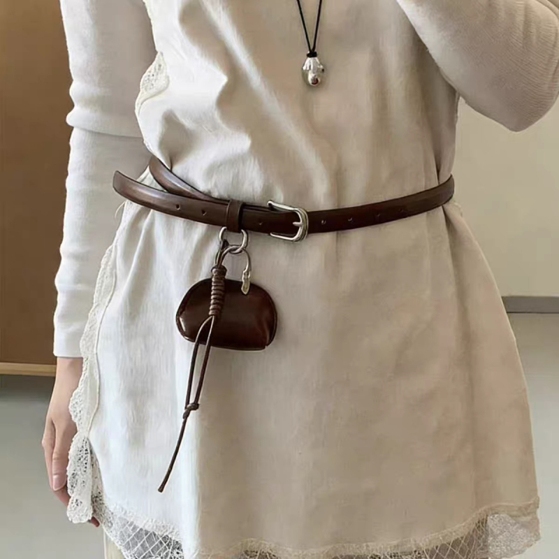 Ženski tanak PU kaiš – vrhunske kvalitete, svestran retro gradski stil, za traperice