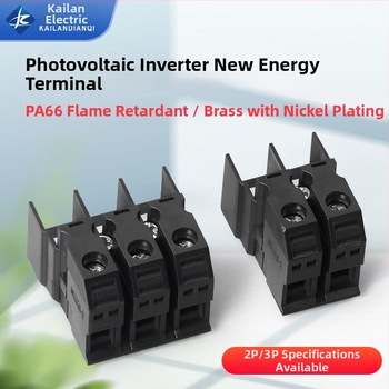 3‑polohový terminálny blok pre fotovoltický invertor K3P, 60 A, typ plotu, čistá meď