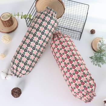 Dlhé kuchynské rukávy z velúru so štyrmi švami, odolné voči olejom a špinám, pre dospelých, unisex