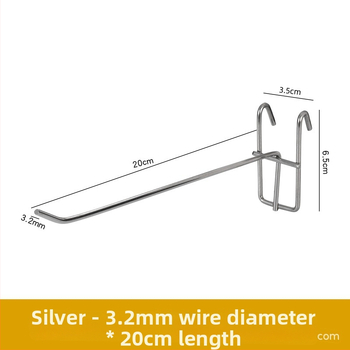 Železný háčik s mrežou na policu, jeden háčik, moderný minimalistický dizajn, nosnosť 1–3 kg