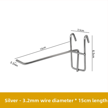Železný háčik s mrežou na policu, jeden háčik, moderný minimalistický dizajn, nosnosť 1–3 kg