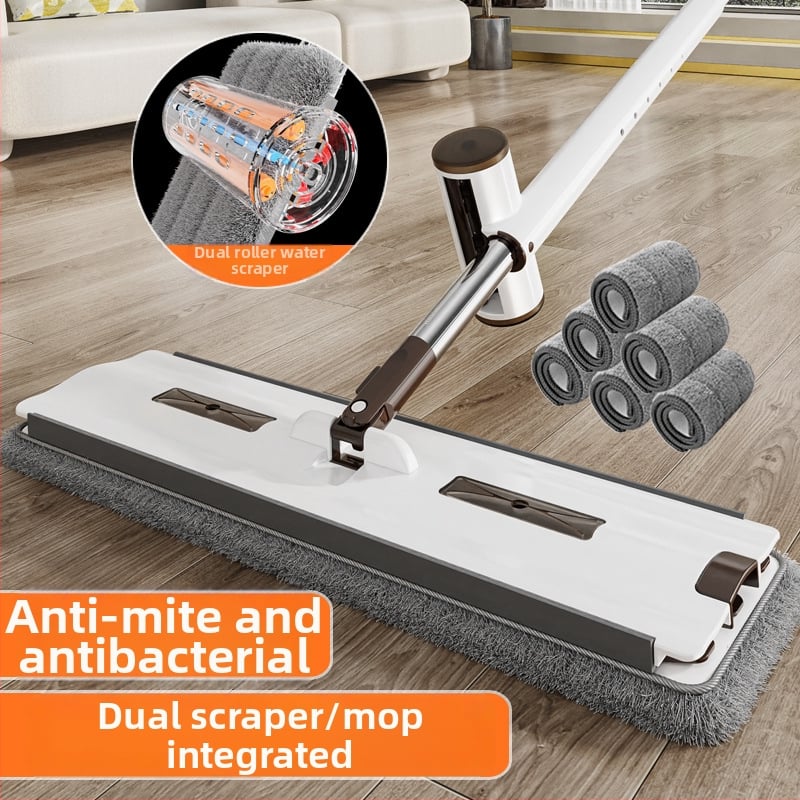 45 cm plochý mop, bezdotykové použitie, domáce použitie