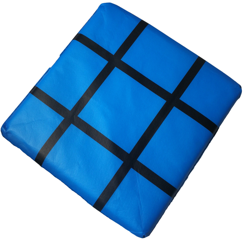 Zložitelná úložná stolička, štvorcová 20×20×20 cm, objem 12 l, materiál netkaná textília