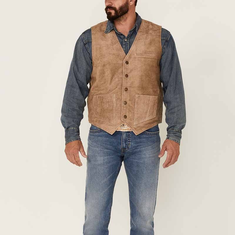 2026 Európai ihletésű, vintage, slim-fit férfi mellény egyszínű