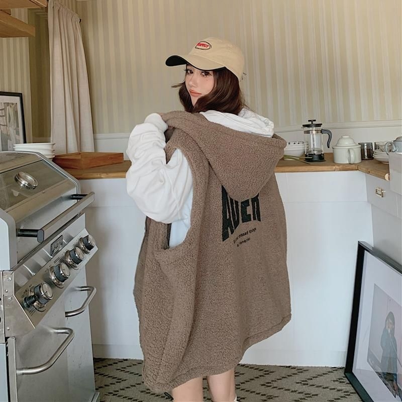 Ženska oversize mikina od chenille fleecea, kompozitnog materijala, plus size