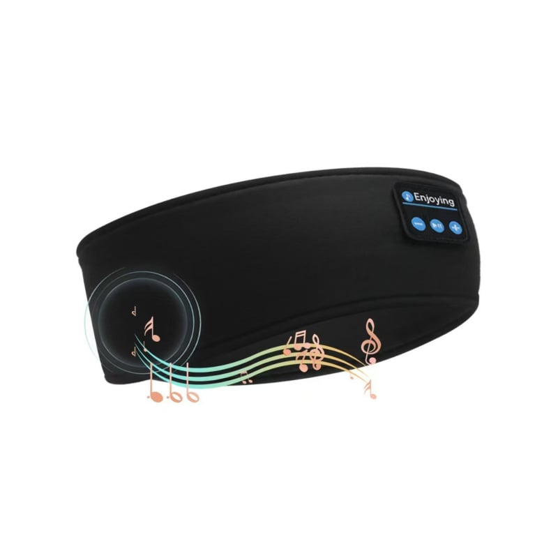 Vezeték nélküli Bluetooth fejband sporthoz – zene, izzadság-elvezető, jóga és futás, kihangosító hívásokkal