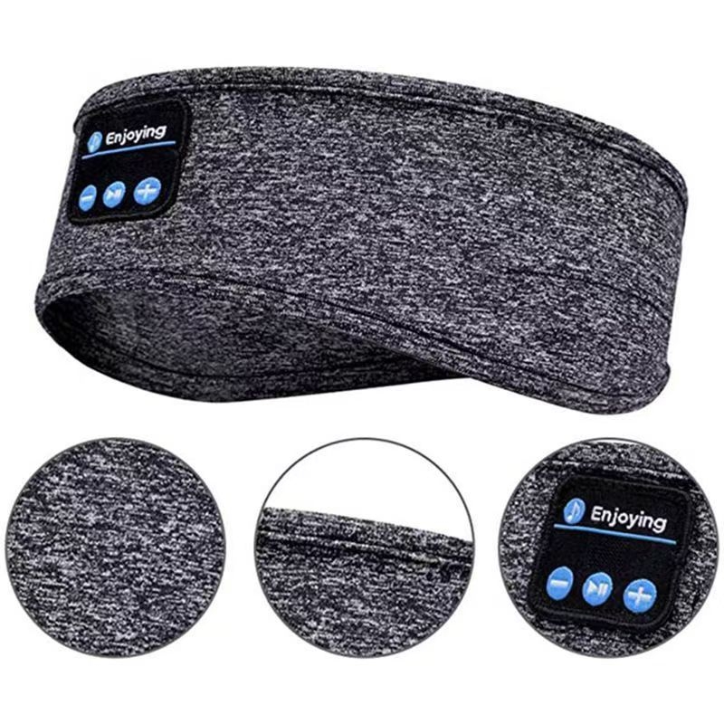 Vezeték nélküli Bluetooth fejband sporthoz – zene, izzadság-elvezető, jóga és futás, kihangosító hívásokkal