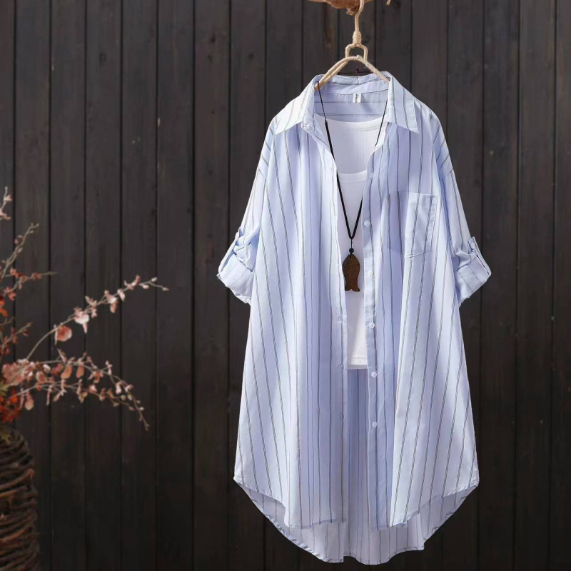 Moderna jakna-cardigan sa zaštitom od sunca, proljeće-ljeto 2026, opuštena silueta, dugi rukav, korejski stil casual vanjska jakna