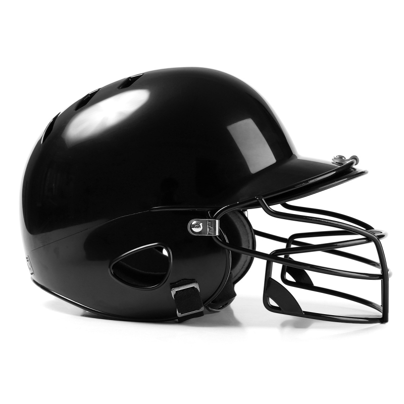 Baseball kaciga s višebojnom zaštitnom maskom za djecu, tinejdžere i odrasle – čvrsta kaciga