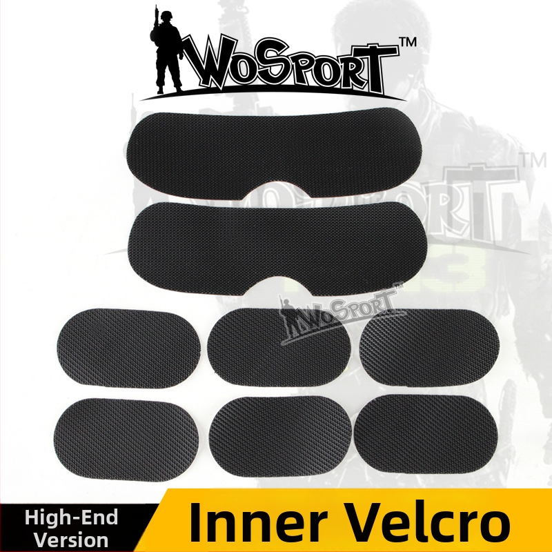 Wosport taktické prilby príslušenstvo s vysokokvalitným vnútorným Velcro