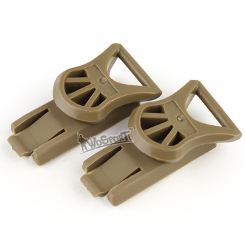 Wosport NVG монтажи за каска 19 мм въртящи се скоби и релсови адаптери