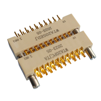 WTA séria konektor, 20-pinový plug-in konektor, samec a samica, rozteč 2,54 mm, kábel–doska konektor