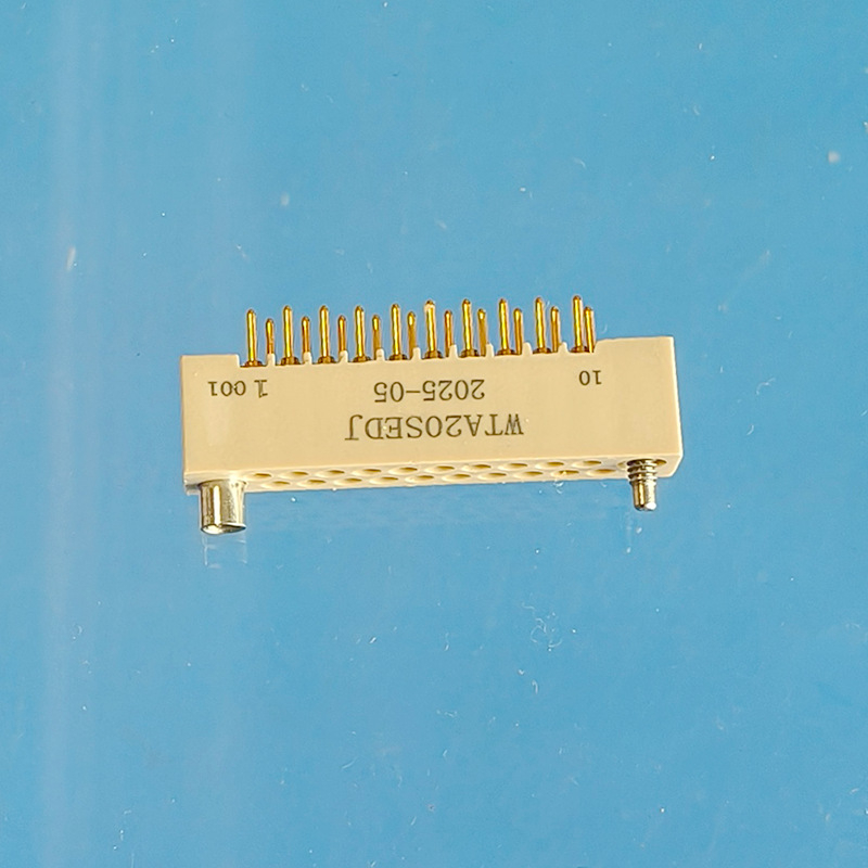 WTA séria konektor, 20-pinový plug-in konektor, samec a samica, rozteč 2,54 mm, kábel–doska konektor