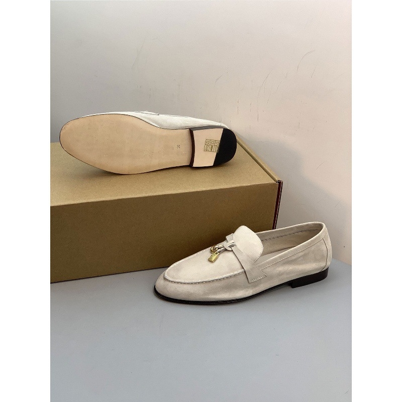 Ženske kožne loaferice s resicama, slip-on, retro stil