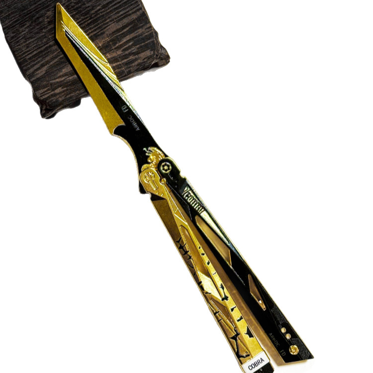 Delta Force Mercy Knife — kovový motýľový nôž, ozdobný model
