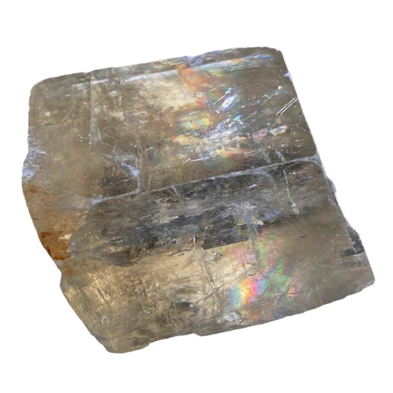 Prirodni kalcit blok dekoracije, bijeli kalcit, islandški kamen mineralni uzorak