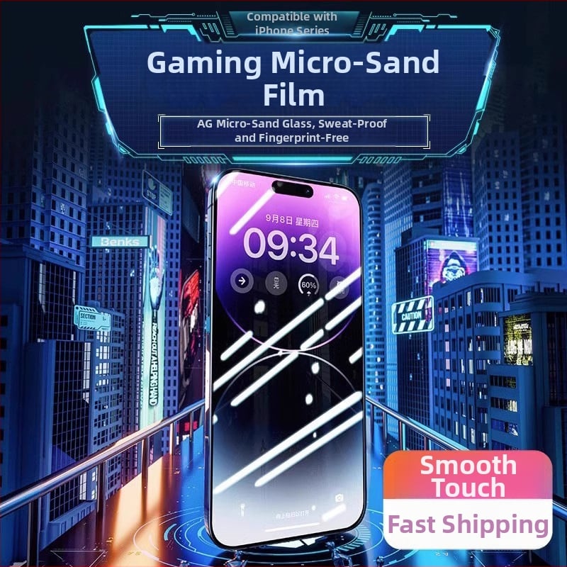Ματ προστατευτικό οθόνης από tempered glass με προστασία ιδιωτικότητας για iPhone 14 Pro, 14 Pro Max και 14 Max, με πλέγμα προστασίας από σκόνη