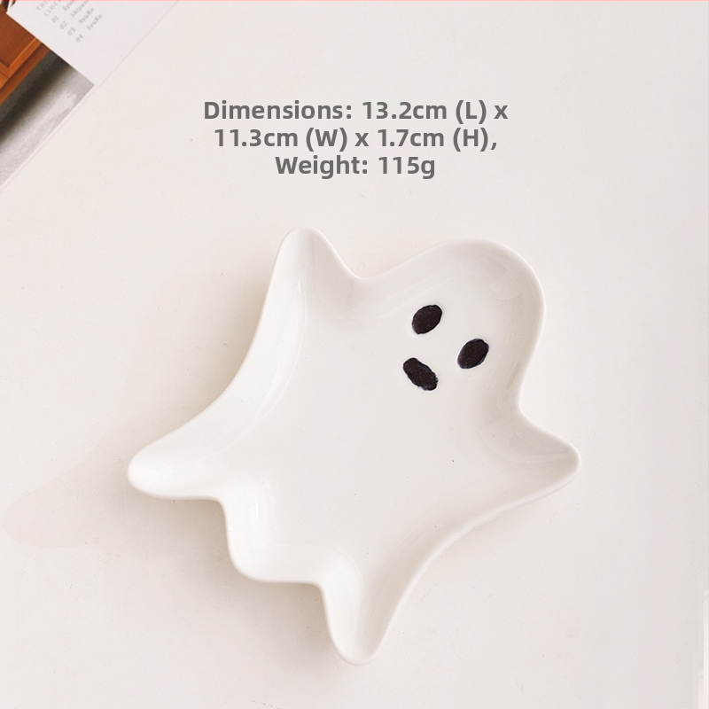 Ghost Creative ISN podnos na šperky – roztomilý keramický zobrazovací podnos na šperky