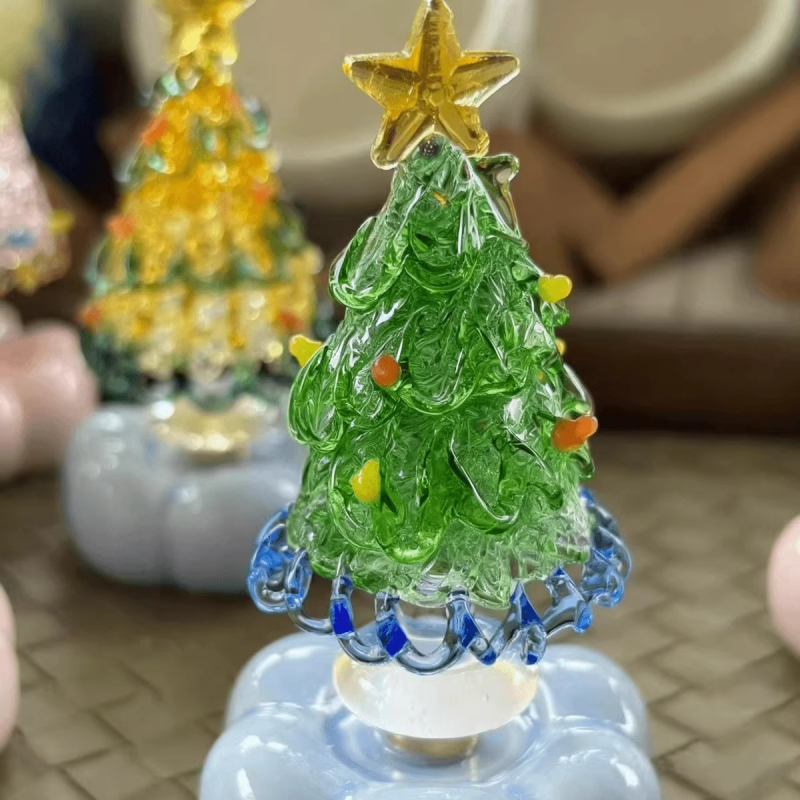 Keramický otáčavý ozdobný ornament na vianočný stromček, dekoratívna ozdoba čínskeho štýlu