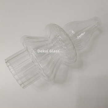 Geometrický visací luster z fúkaného skla, borosilikátové sklo, domová dekorácia v štýle Novej Číny