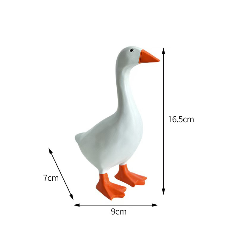 Roztomilá kačka z živice s magnetom na skladovanie a DIY ozdobu
