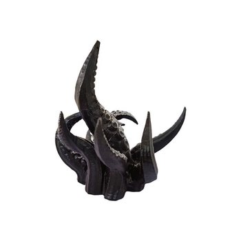 Gotická figúrka z živice s chapadlami Cthulhu – DIY ručne vyrobená tmavý dekoratívny stojan na vystavenie
