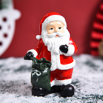 Santa Claus vianočné stolné ozdoby so snehuliakom a sobom – rekvizity na fotografovanie, malé darčeky
