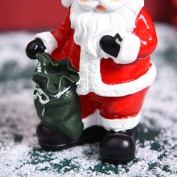Santa Claus vianočné stolné ozdoby so snehuliakom a sobom – rekvizity na fotografovanie, malé darčeky
