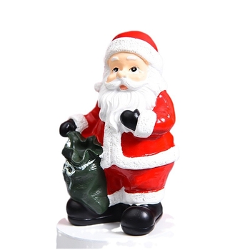 Santa Claus vianočné stolné ozdoby so snehuliakom a sobom – rekvizity na fotografovanie, malé darčeky