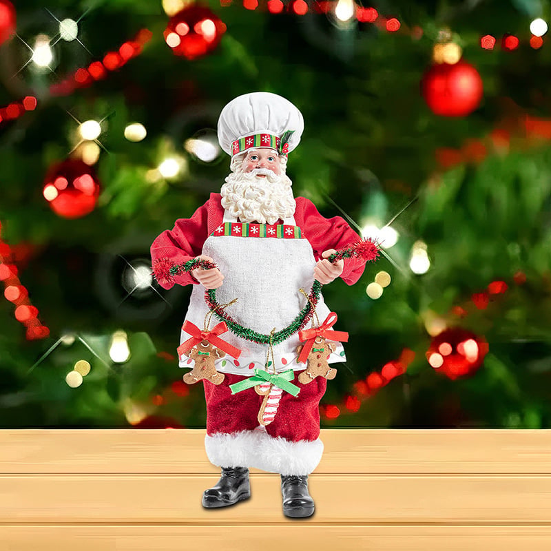 Soška Santa Clausa z živice, vianočná dekorácia do domácnosti