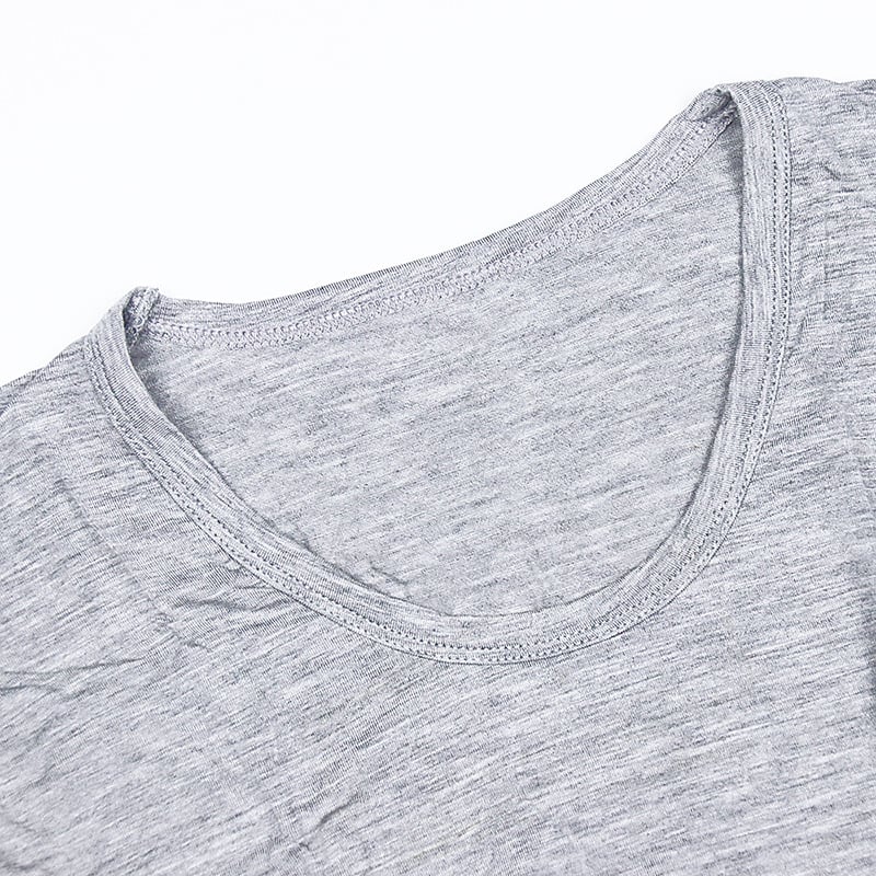 Tricou termic pentru bărbați din modal, bază ultra-subțire, guler rotund, pentru toamnă-iarnă