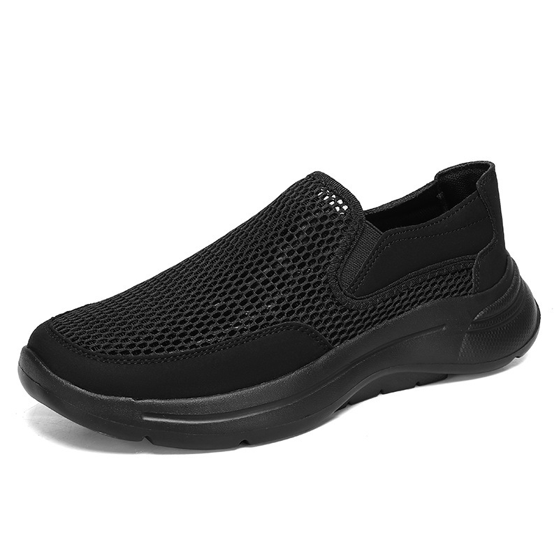 Ανδρικά παπούτσια slip-on για άνοιξη-καλοκαίρι, με δίχτυ, διαπνέοντα, ελαφριά και άνετα