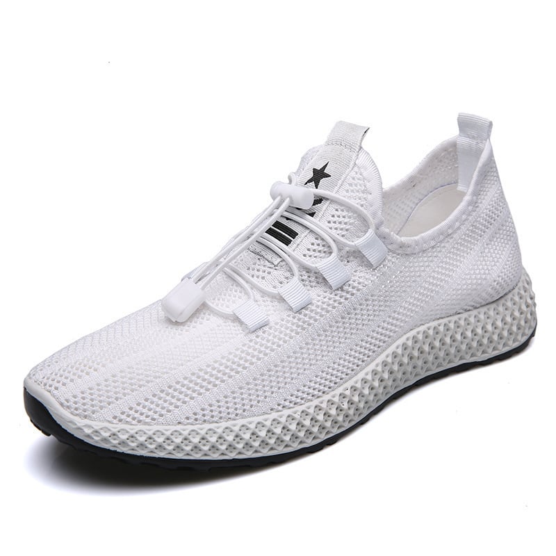Muške Flyknit mrežaste tenisice – ljetne prozračne lagane crne tenisice za trčanje