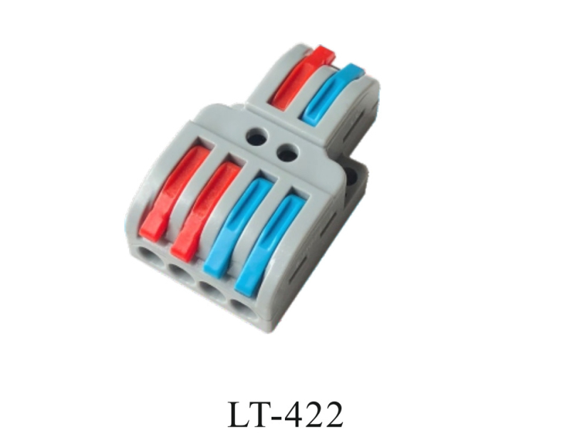 LT séria rozvetvovací terminálny blok, 1 výstup 2 alebo 1 výstup 3, tlačový spojovací konektor plug-in