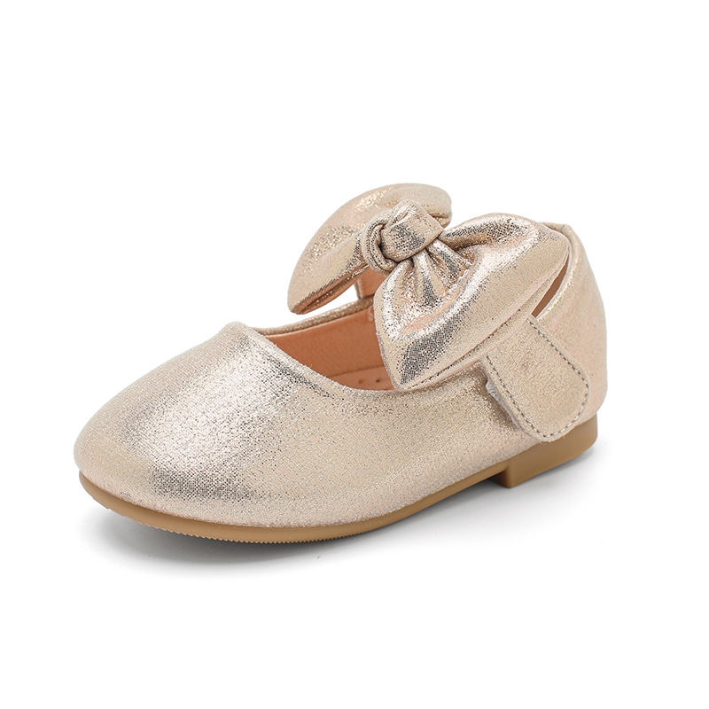 Zlatne cipelice za bebe i malu djecu, za djevojčice, euro-američki stil, retro cipele