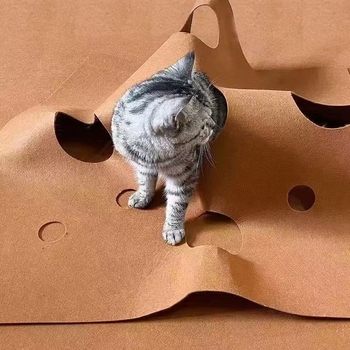 Котешки тунел за игра и тренировка на ловкост – играчка за домашни любимци