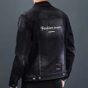Férfi retro denim dzseki – karcsú szabás, őszi kollekció 2025