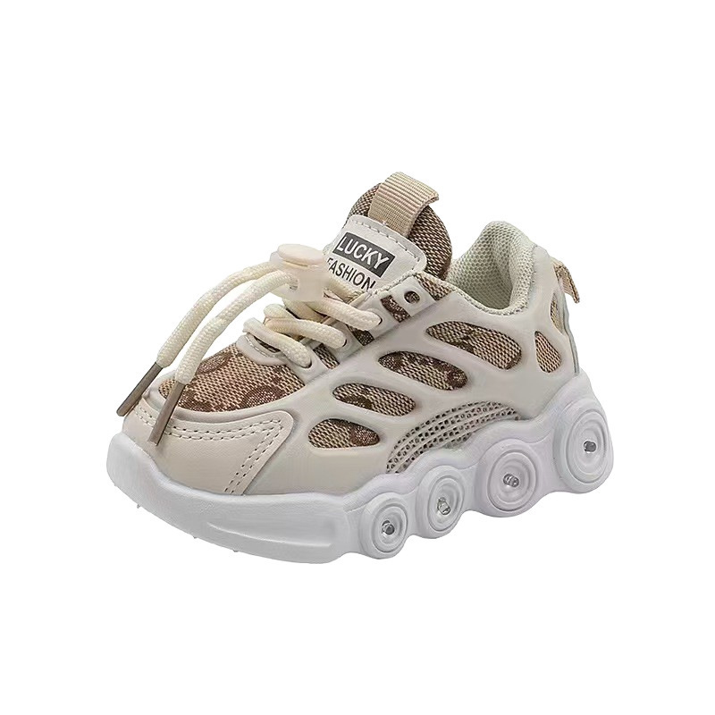 LED svjetleće tenisice za djecu, prozračan gornji dio od tkanine, unisex tenisice za dob 1-6 godina