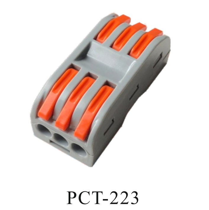 PCT séria 1-pólový Push-In terminálny blok, Plug-In konektor pre vodiče