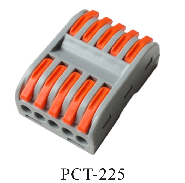 PCT séria 1-pólový Push-In terminálny blok, Plug-In konektor pre vodiče