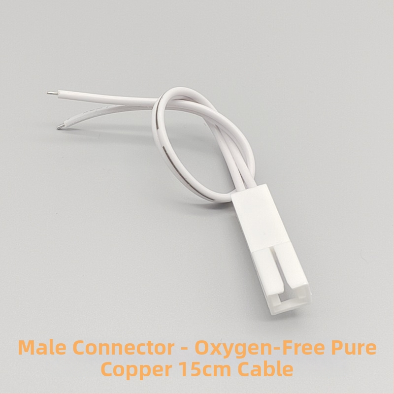Dupont kábel pre LED pásik, 15 cm, 2P terminál, samčí a samičí konektor pre zapojenie do skrine