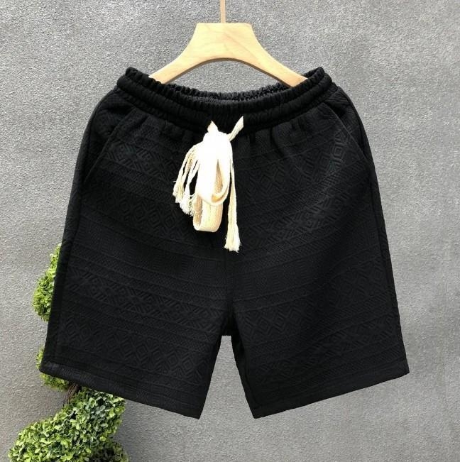 Muške ljetne jacquard šorceve, plus veličina, udoban kroj, do koljena