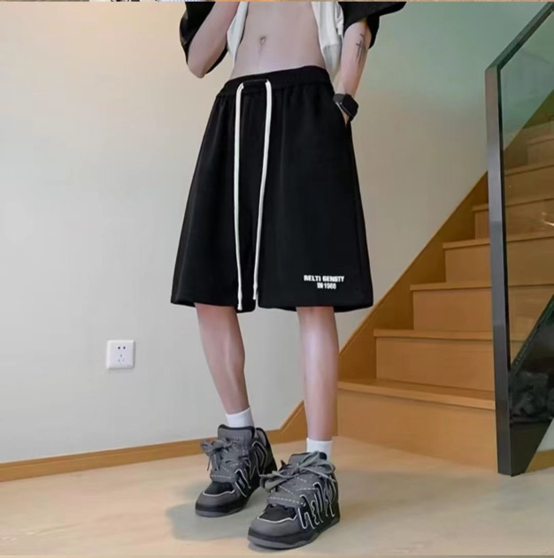 2024 muške casual kratke hlače, širokog kroja, brzo sušeće, sportski stil, srednje dužine